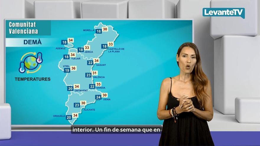El calor marcará el inicio del fin de semana en la provincia de València