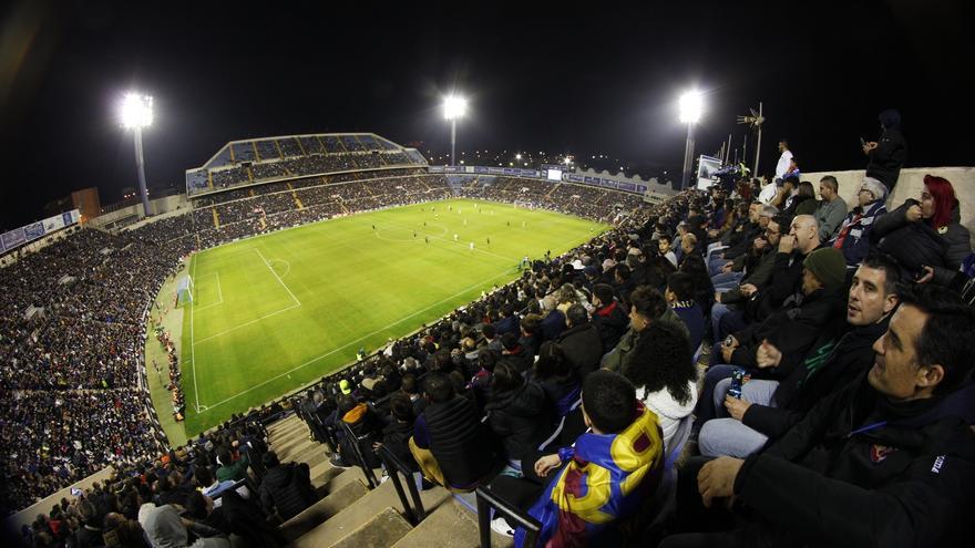 El Intercity - Barça, a vista de dron