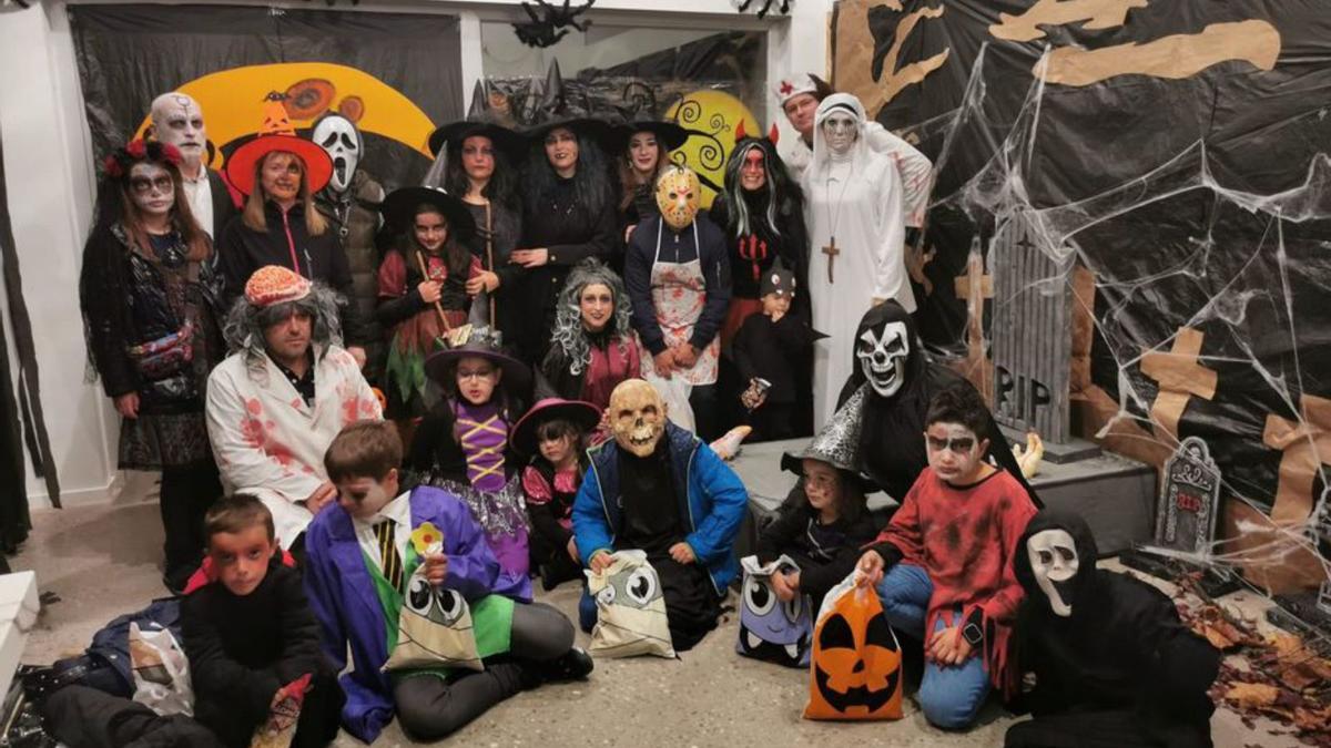 Celebrando Halloween en San Pedro de Ceque. | I. F.