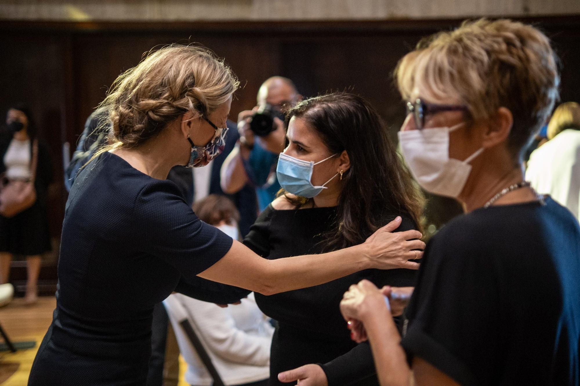 Visita a Tenerife de Yolanda Díaz