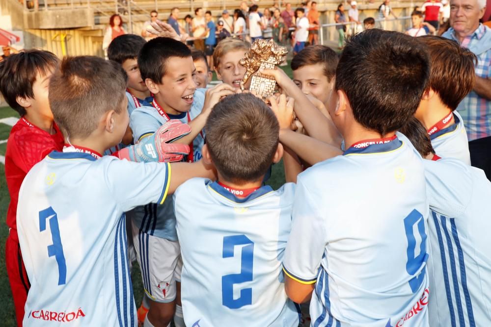 Doblete del Celta en las finales de Samil (