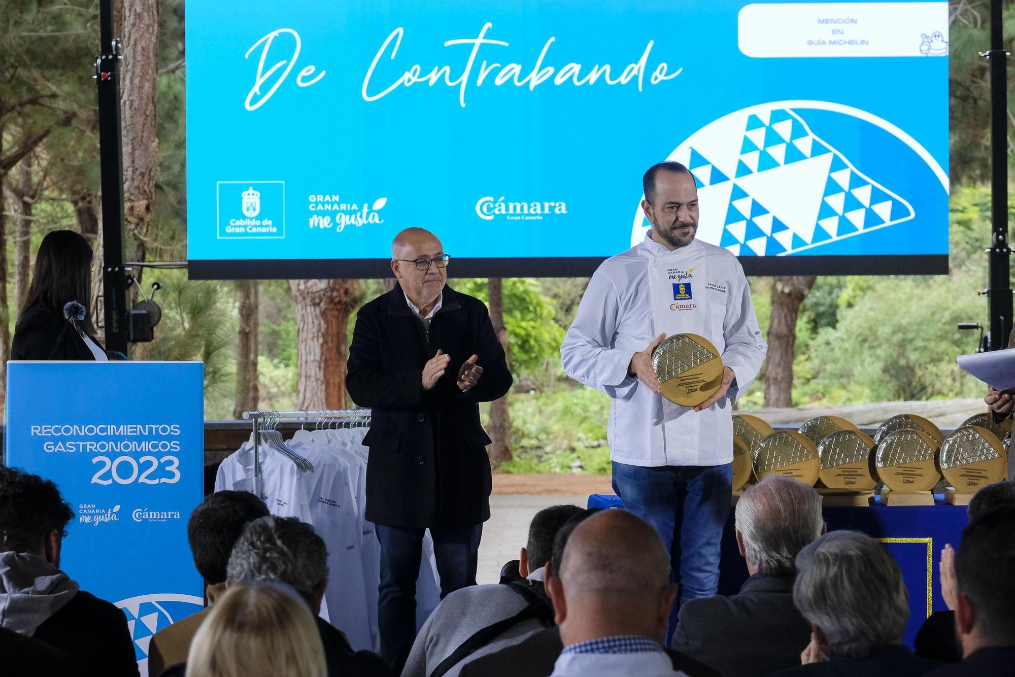 El Cabildo de Gran Canaria homenajea a los galardonados con las Guías Michelin y Repsol 2023