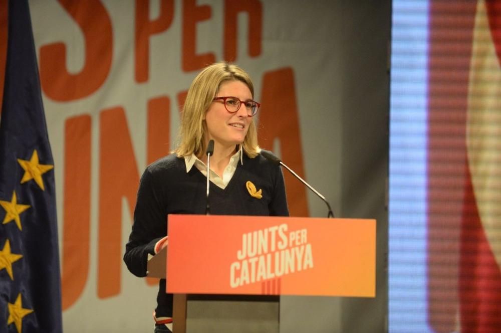 Acte central de la campanya de Junts per Catalunya a Girona