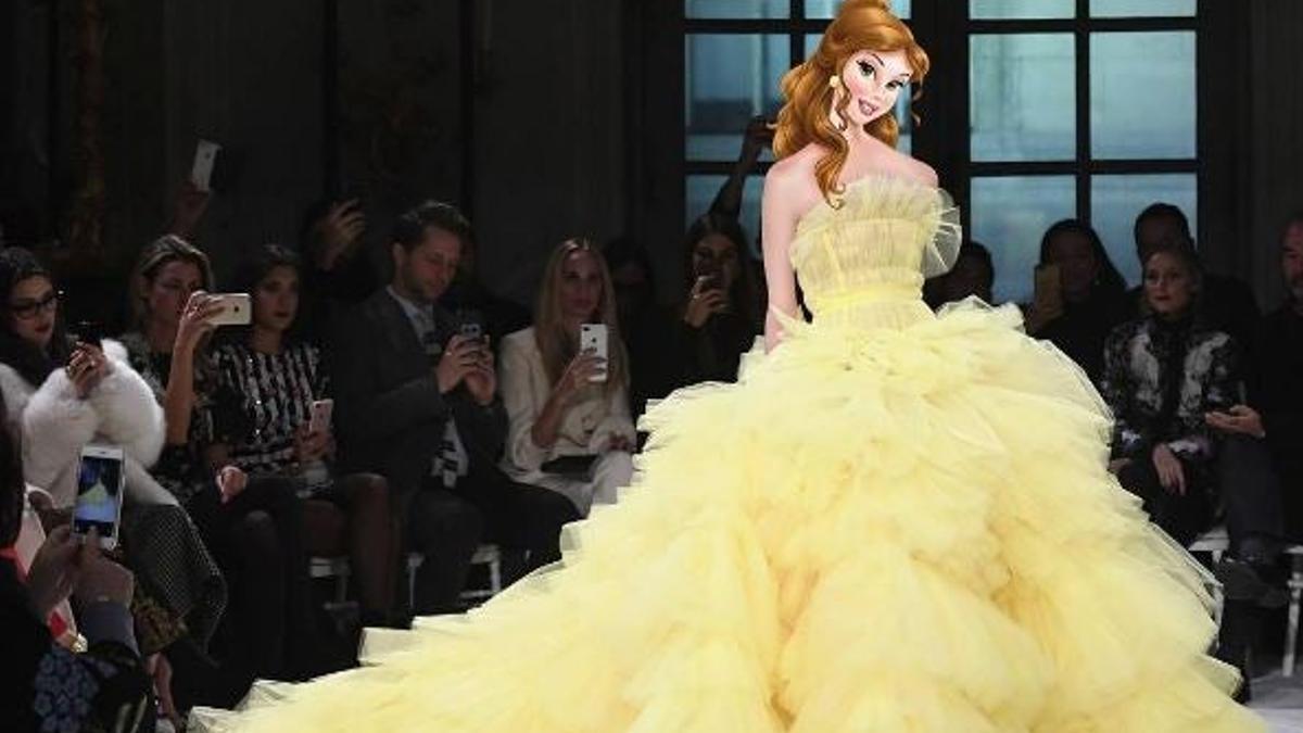 Así serían las princesas Disney si sus vestidos fueran de Alta Costura