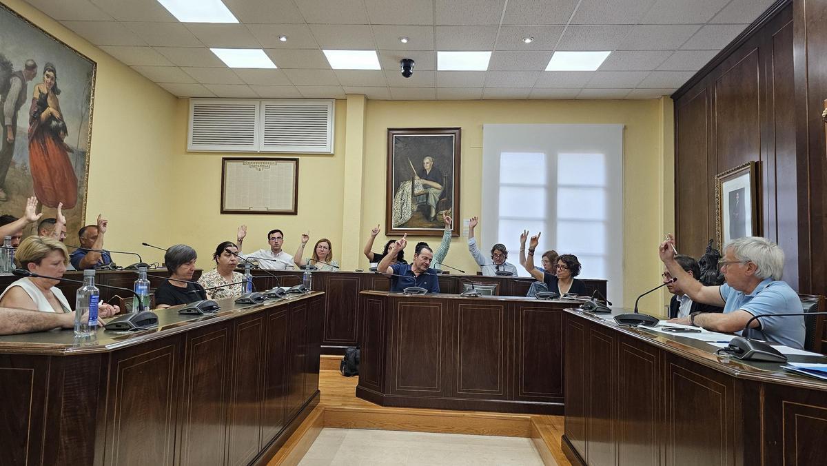 El pleno de La Vila Joiosa de este viernes.