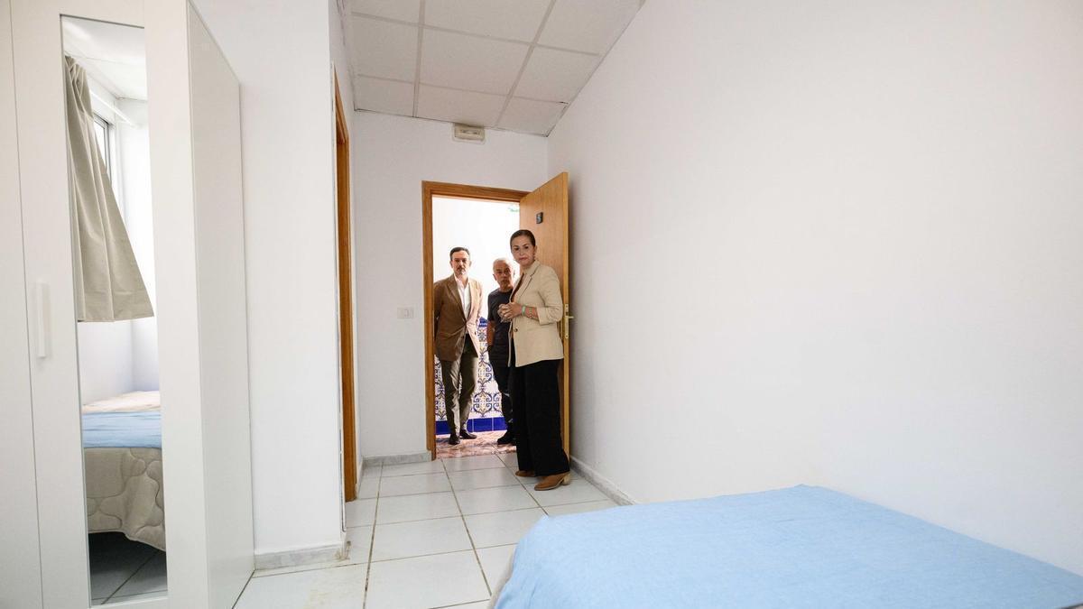 Un momento de la visita a las instalaciones.