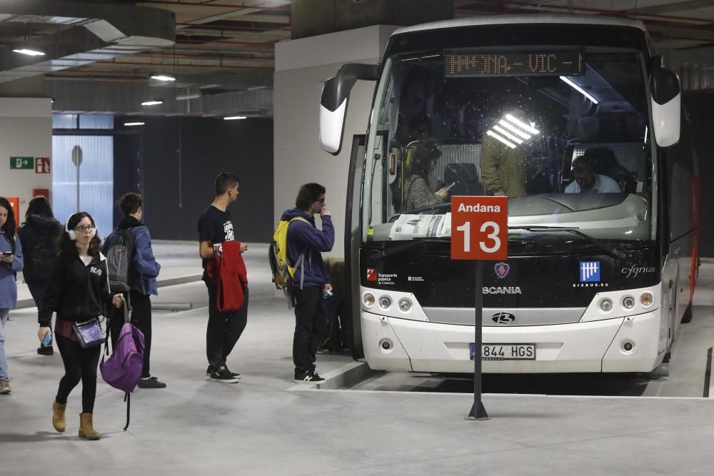 L'estació d'autobusos es posa en marxa