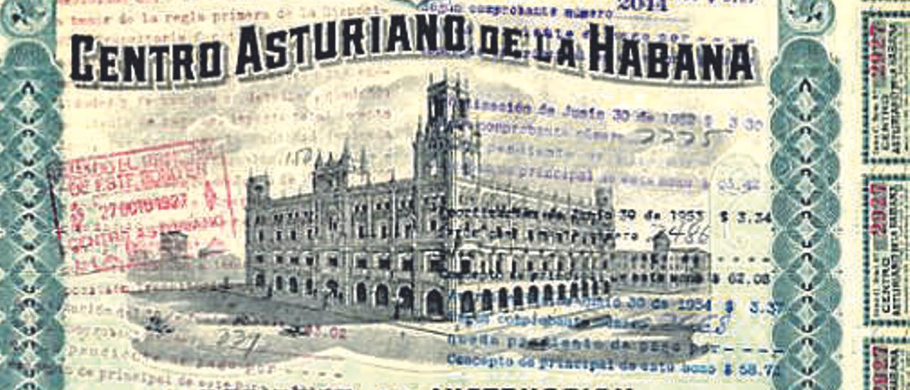 Acción del Centru Asturianu de L&#039;Habana.