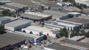 Vista aèria del polígon de Bufalvent de Manresa