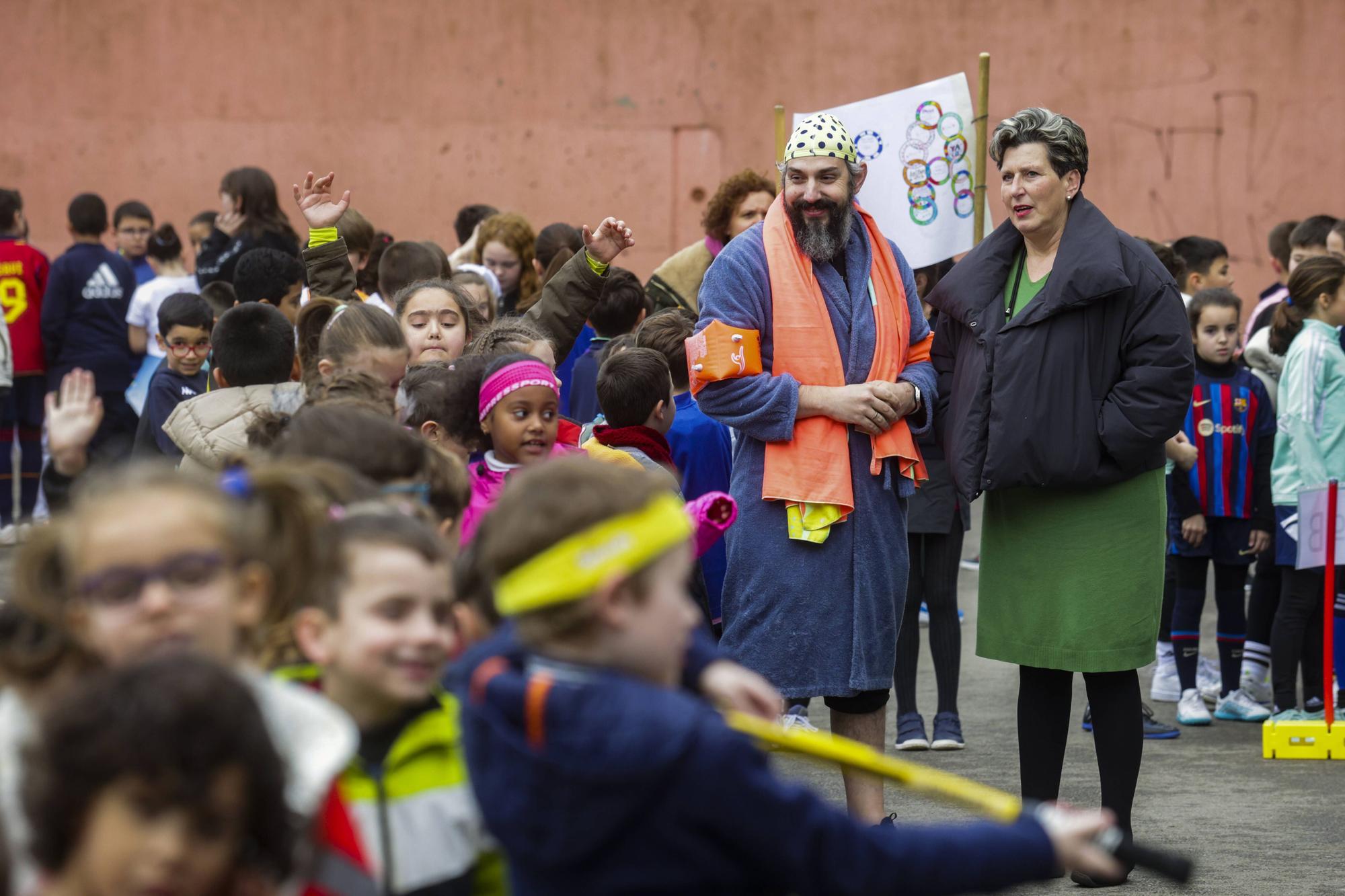 Las olimpiadas en el colegio Poeta Ángel González