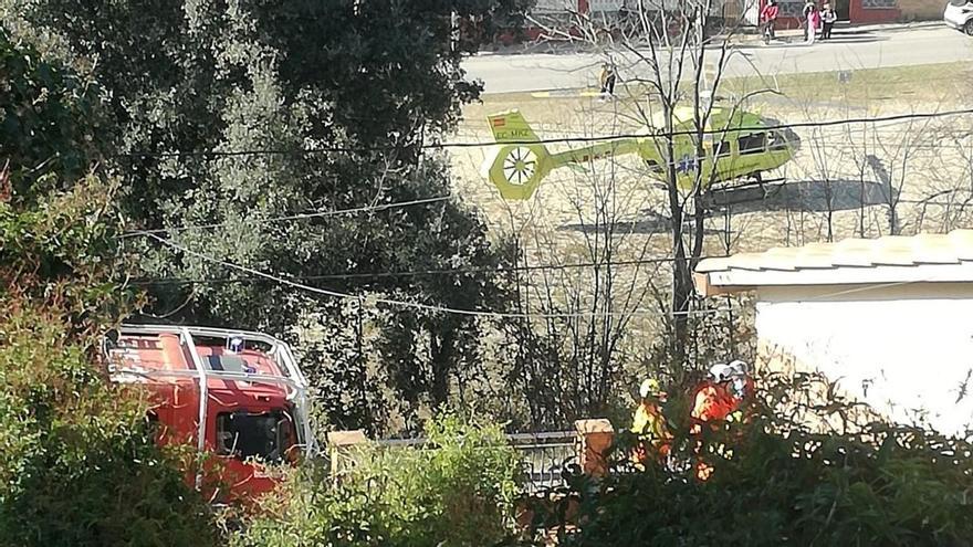 Hallado muerto el hombre sepultado por un desprendimiento de tierra en Barcelona