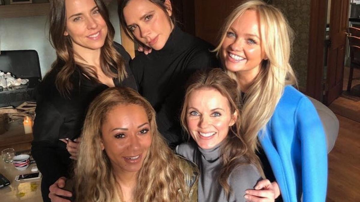 Reunión de las Spice Girls, en una foto del perfil de Instagram de Victoria Beckham.