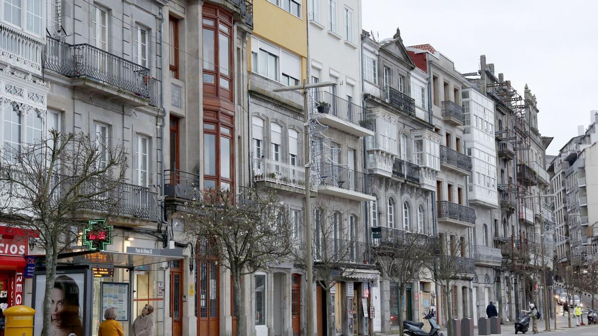 Edificios de más de 50 años en Vigo.