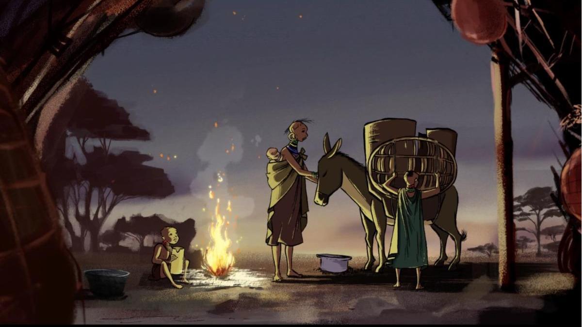 Una imagen de las animaciones creadas para el desarrollo del largometraje de animación de David Baute.