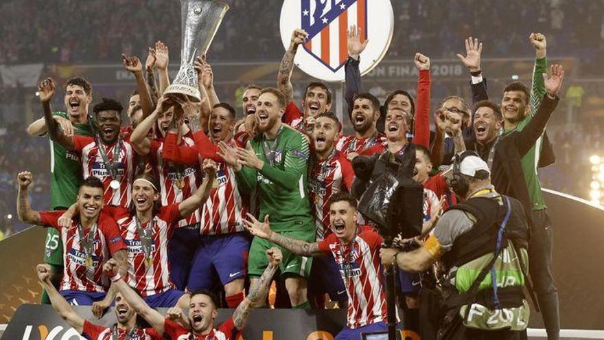 El Atlético gana la Liga Europa con goles de Griezmann y Gabi