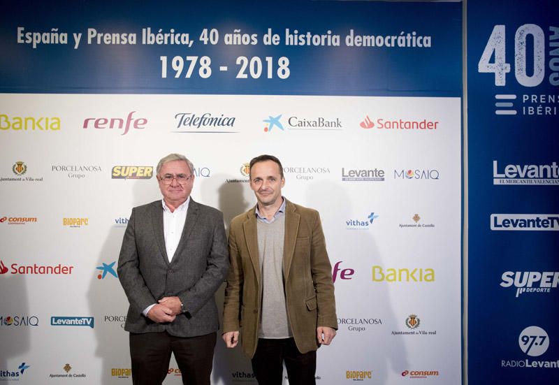 Photocall de la gala del 40 aniversario de Prensa Ibérica en Levante-EMV