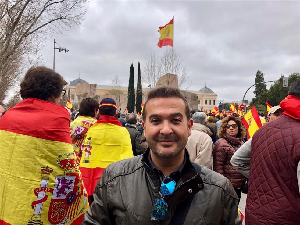 Manifestación en Madrid contra Pedro Sánchez