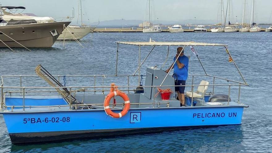 Port de Roses inicia el servei de neteja de residus flotants al litoral