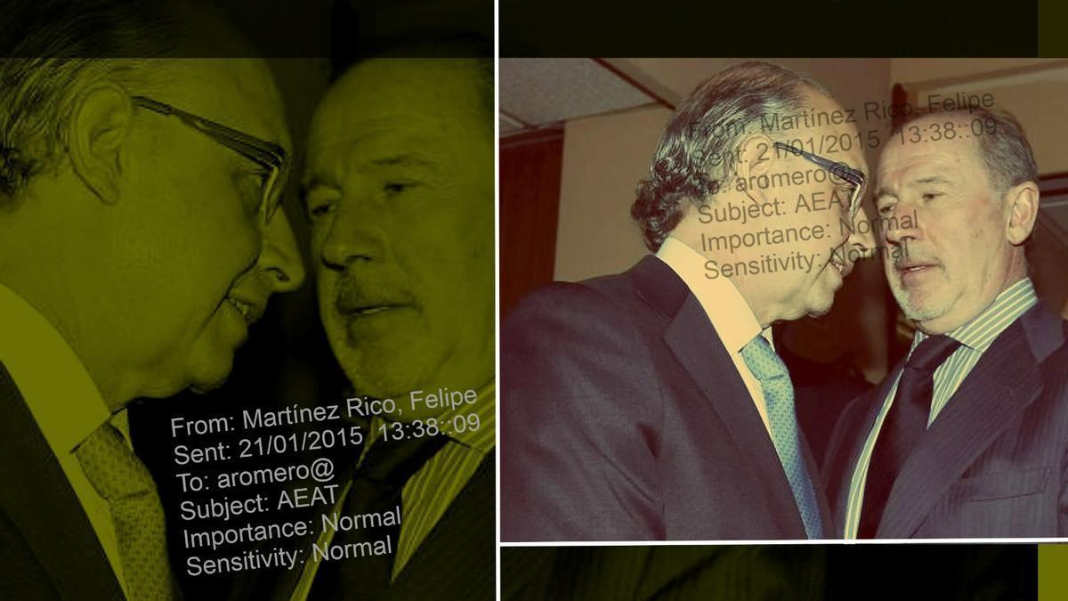 Rato al·lega al Suprem que els correus de Montoro acrediten que la investigació del seu patrimoni «tenia un fonament polític» Rato al·lega al Suprem que els correus de Montoro acrediten que la investigació del seu patrimoni «tenia un fonament polític»