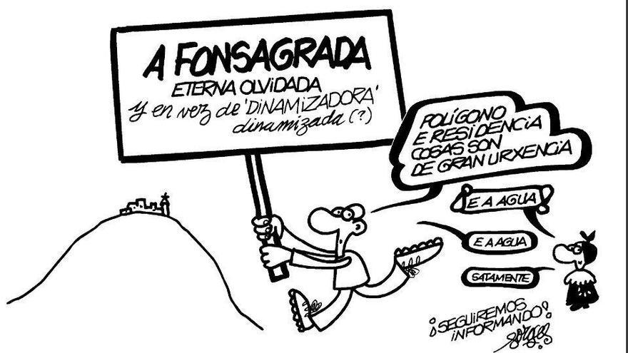 Forges colaboraba con A Fonsagrada, tierra de su padre, desde hace 10 años