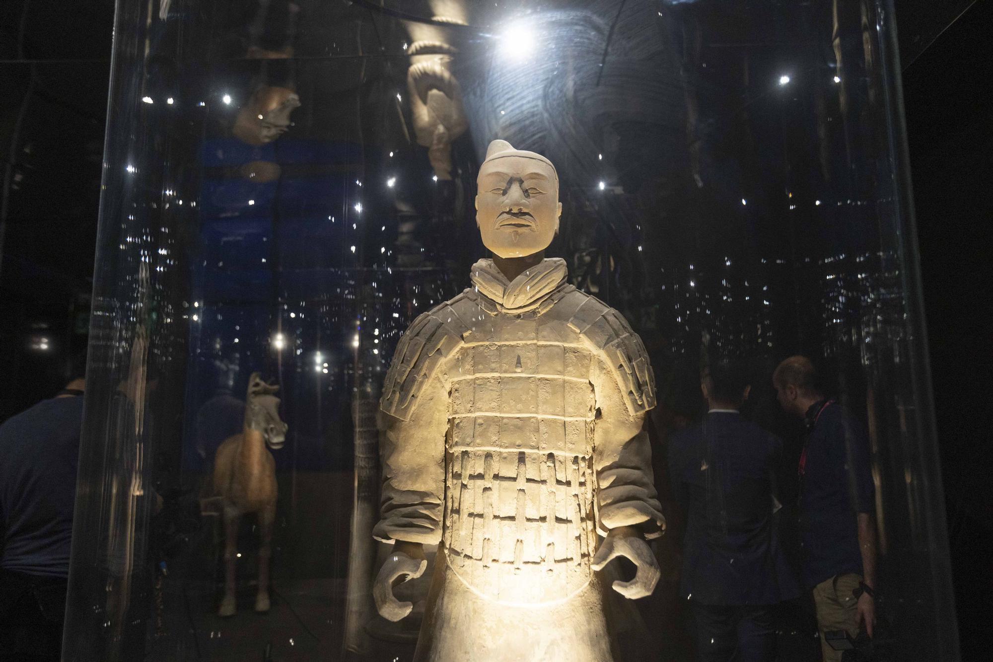 La inauguración de la exposición El legado de las dinastías Qin y Han. Los guerreros de Xian