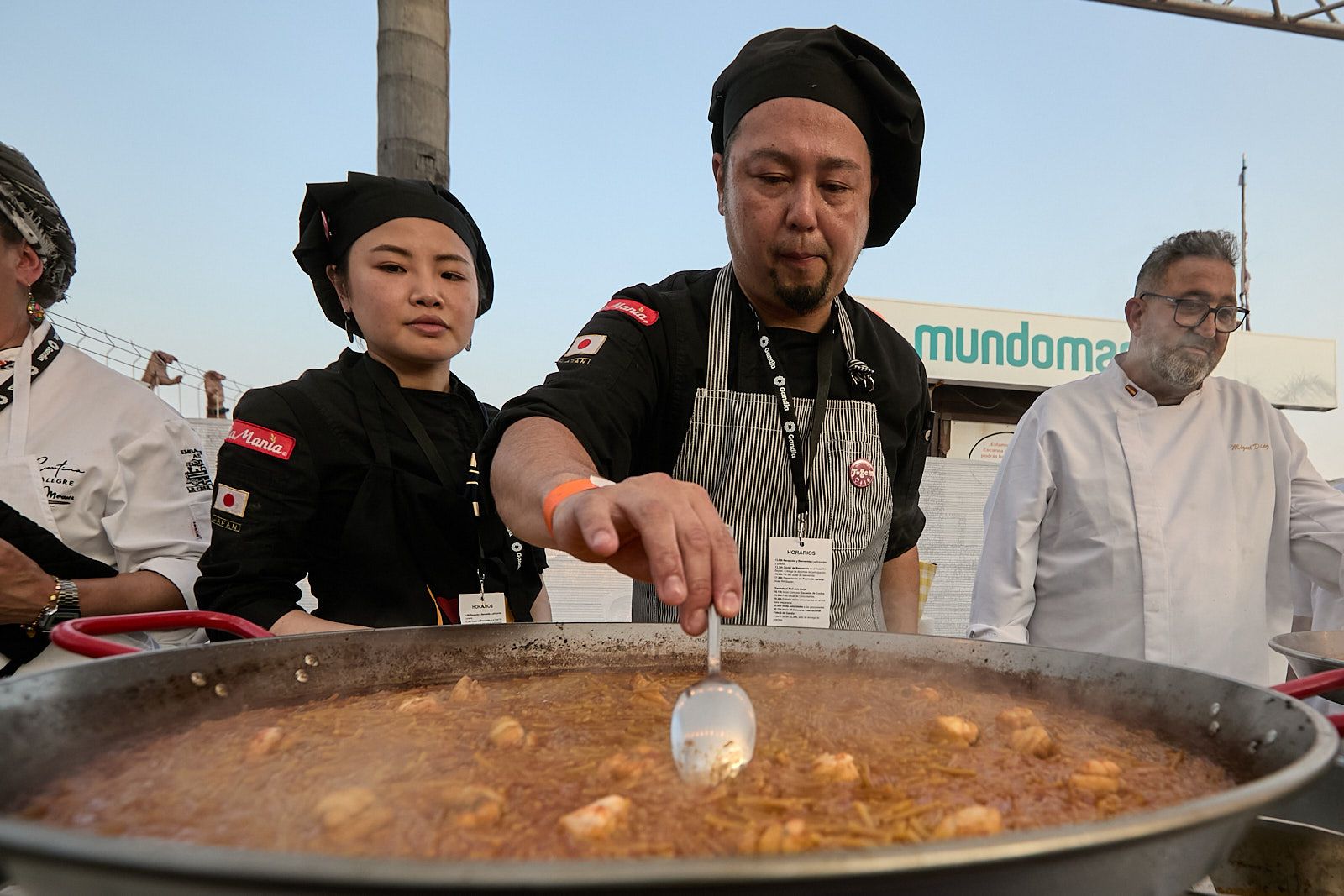 Un cocinero asiático en la pasada edición del certamen.