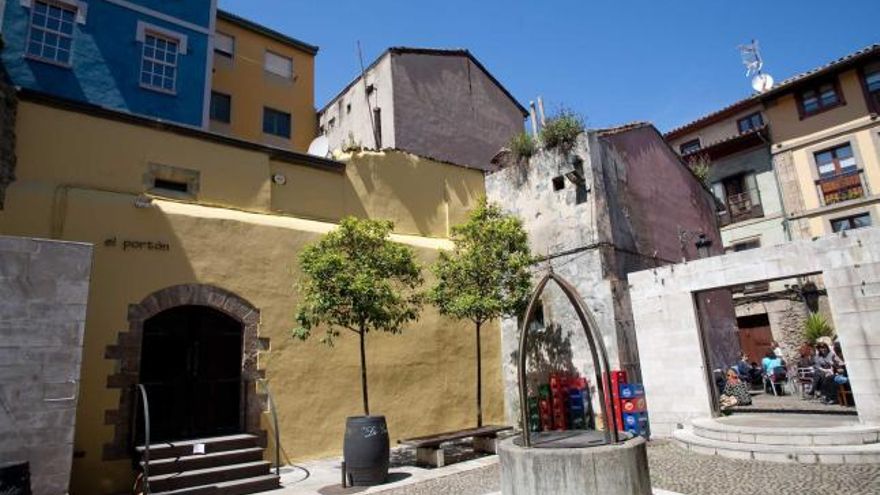 Edificio de la plaza de Alfonso VI beneficiario de una de las ayudas del plan de fachadas de 2011.