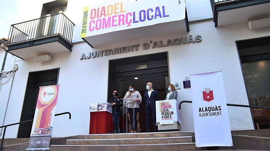 Sorteo de la asociación de comercio de Alaquàs. | A.A.