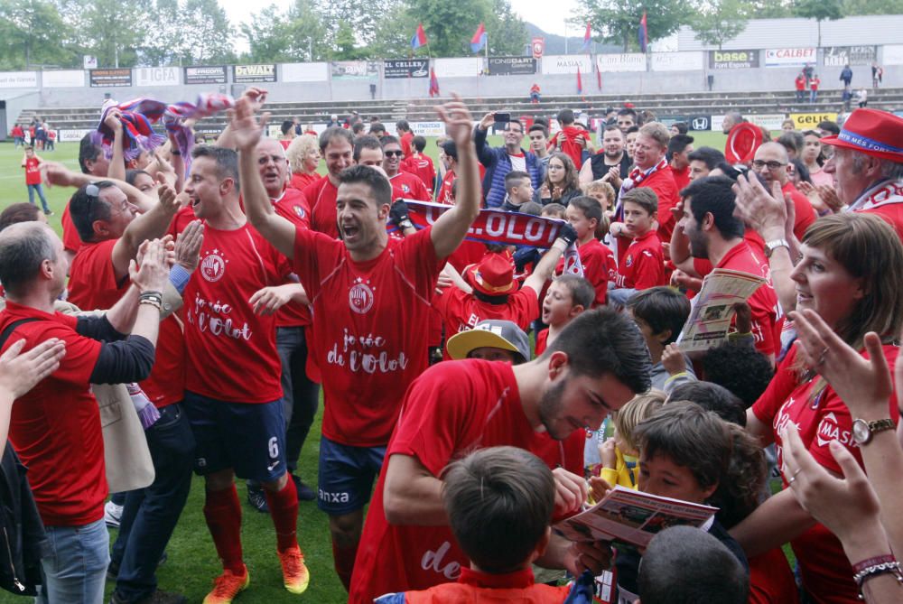 Celebració del títol de Tercera de l'Olot