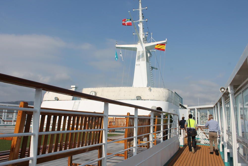 Peñíscola recibe un crucero del norte de Europa