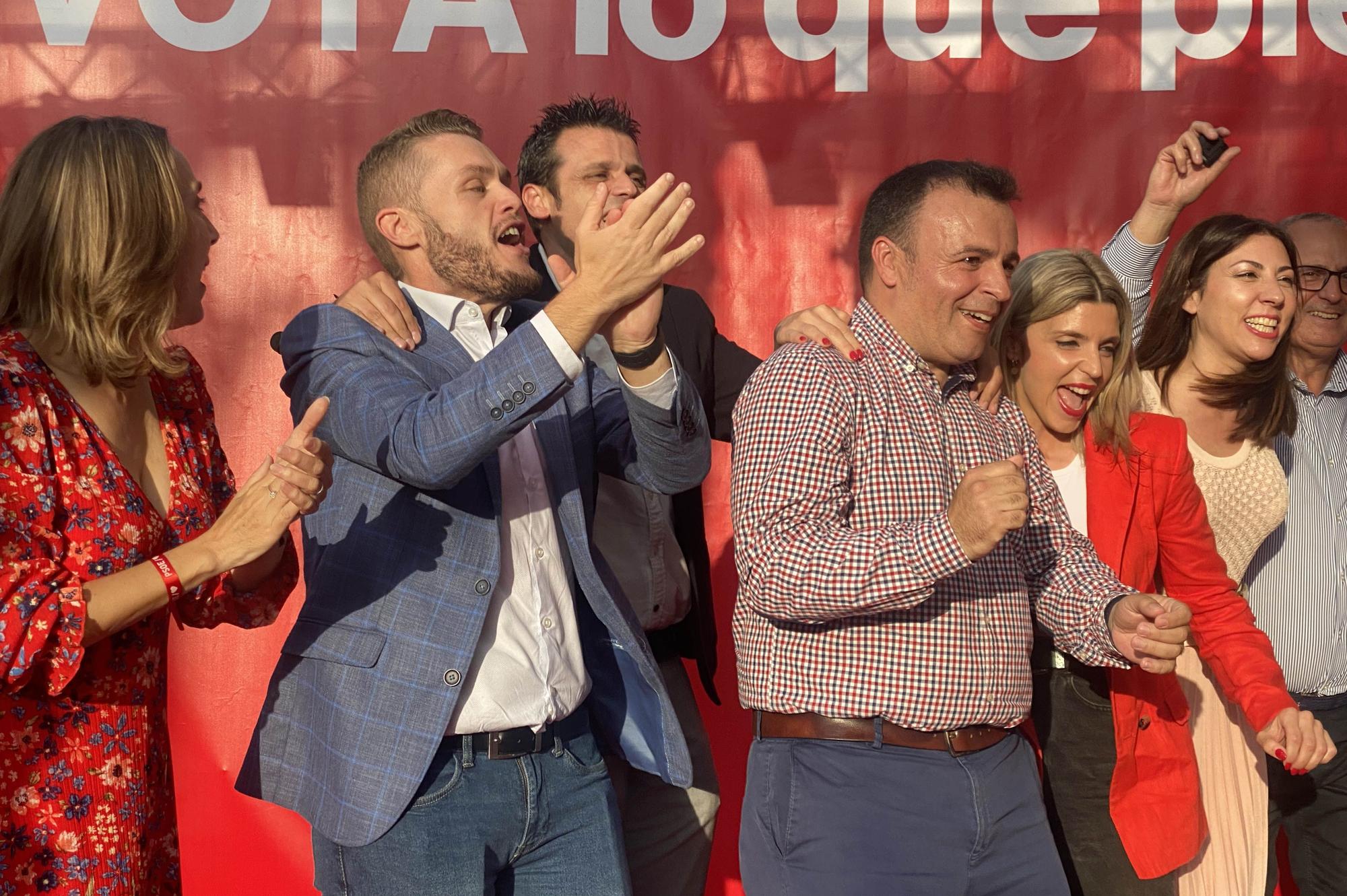 Cierre de campaña del PSOE de Elche