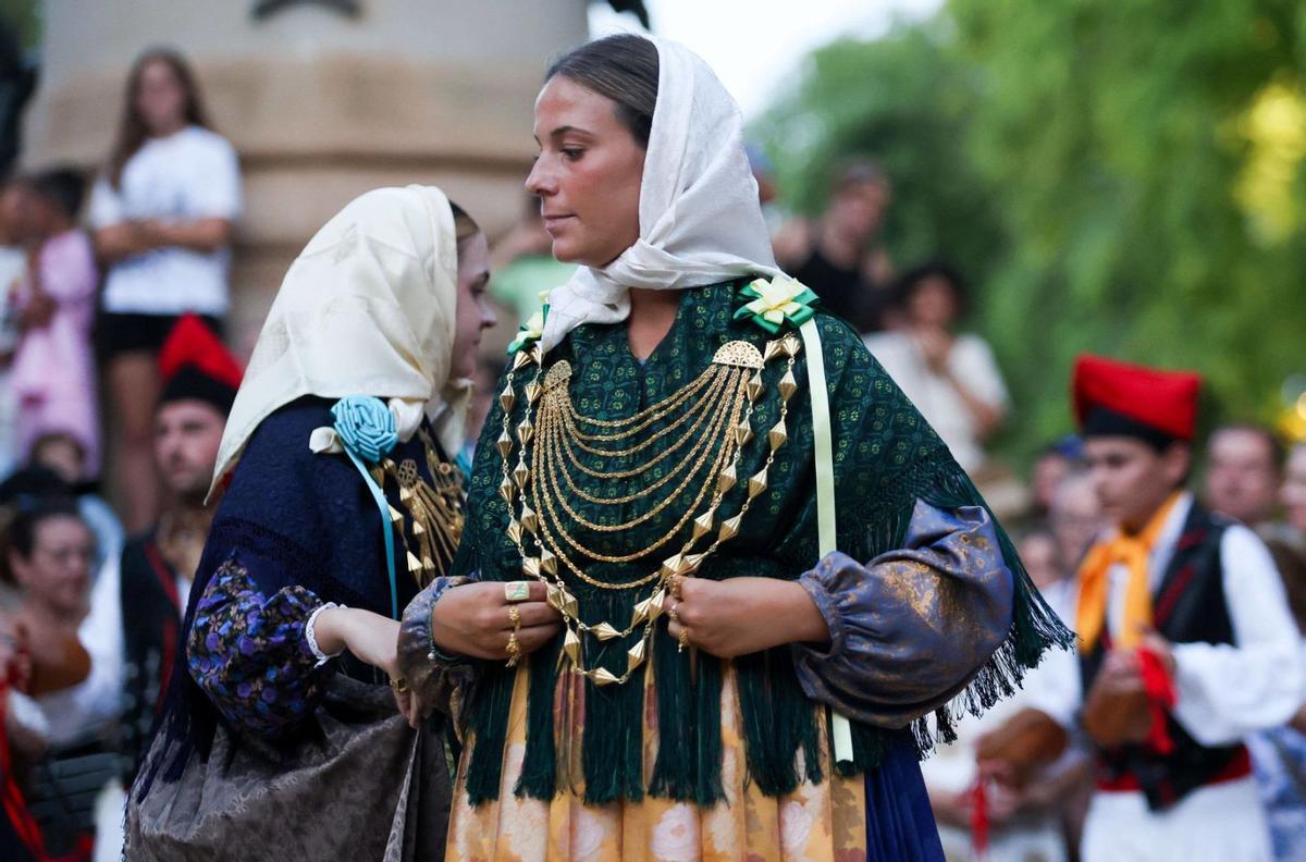 ‘Ball pagès’ durante las pasadas Festes de la Terra. / TONI ESCOBAR