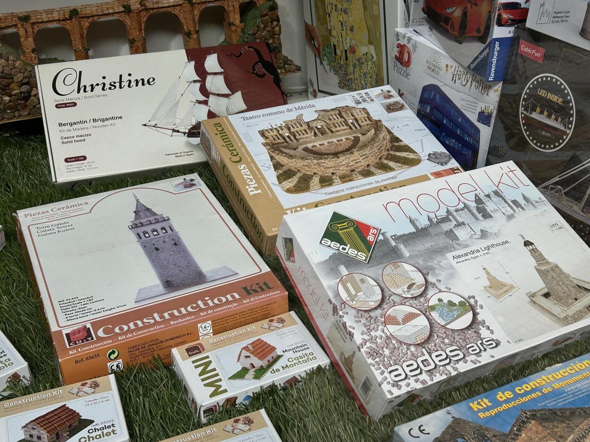 Maquetas que se pueden adquirir en Cáceres.