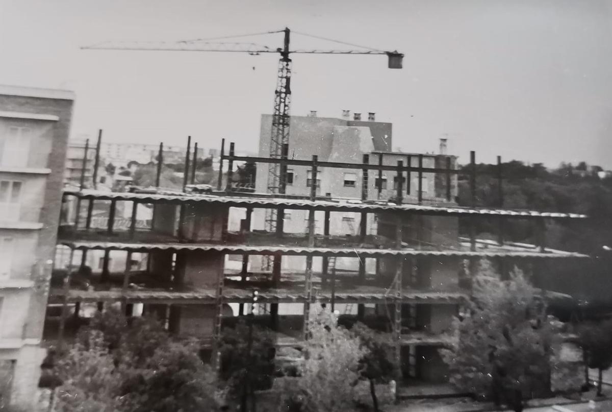 L'edifici Jubar en construcció