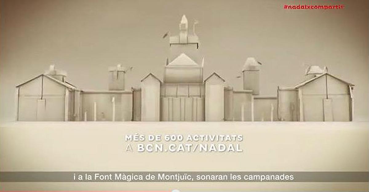 Barcelona promociona la seva festa de Cap d’Any.