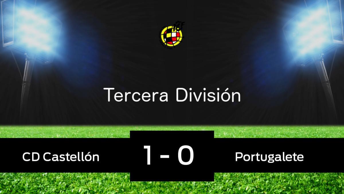 Los tres puntos se quedaron en casa: Castellón 1-0 Portugalete