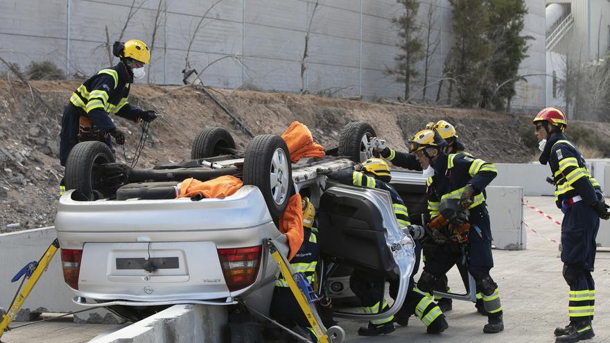 El Consorcio de Gran Canaria compite en la excarcelación de personas con una veintena de cuerpos de bomberos