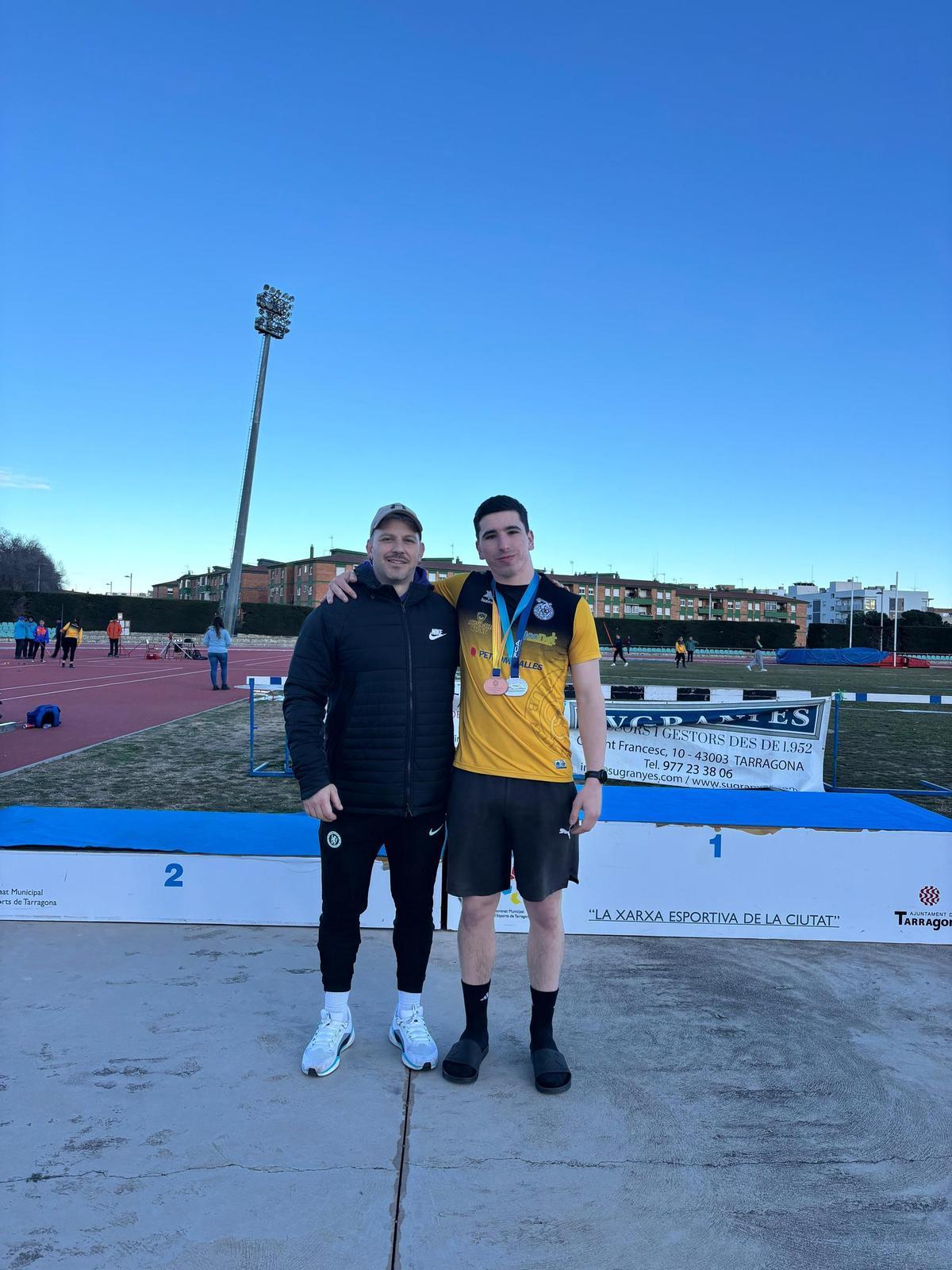 El doble medallista en llançament de javelina Guim Morcillo