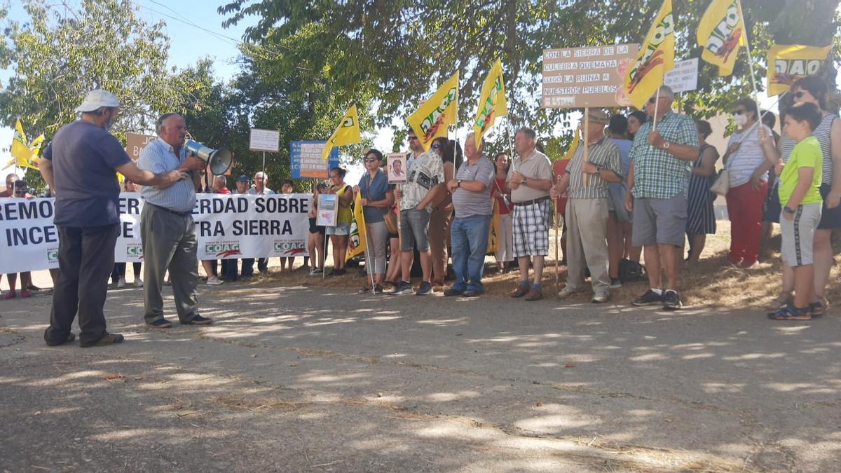 Manifestación hoy en Boya