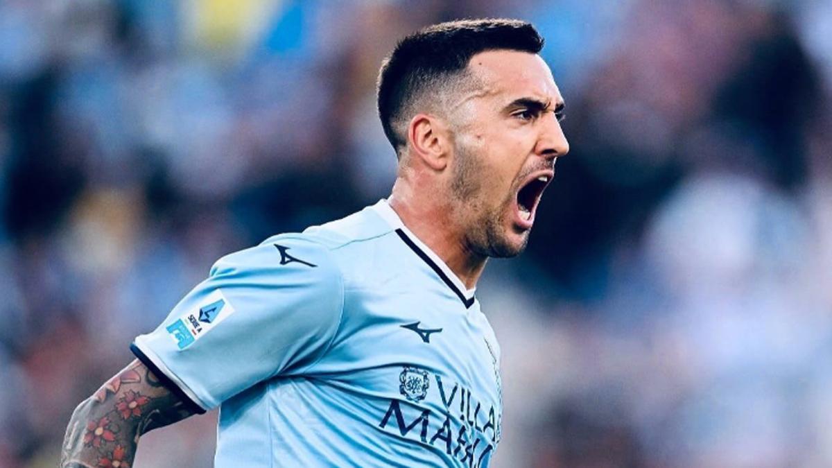 Matías Vecino, con la Lazio