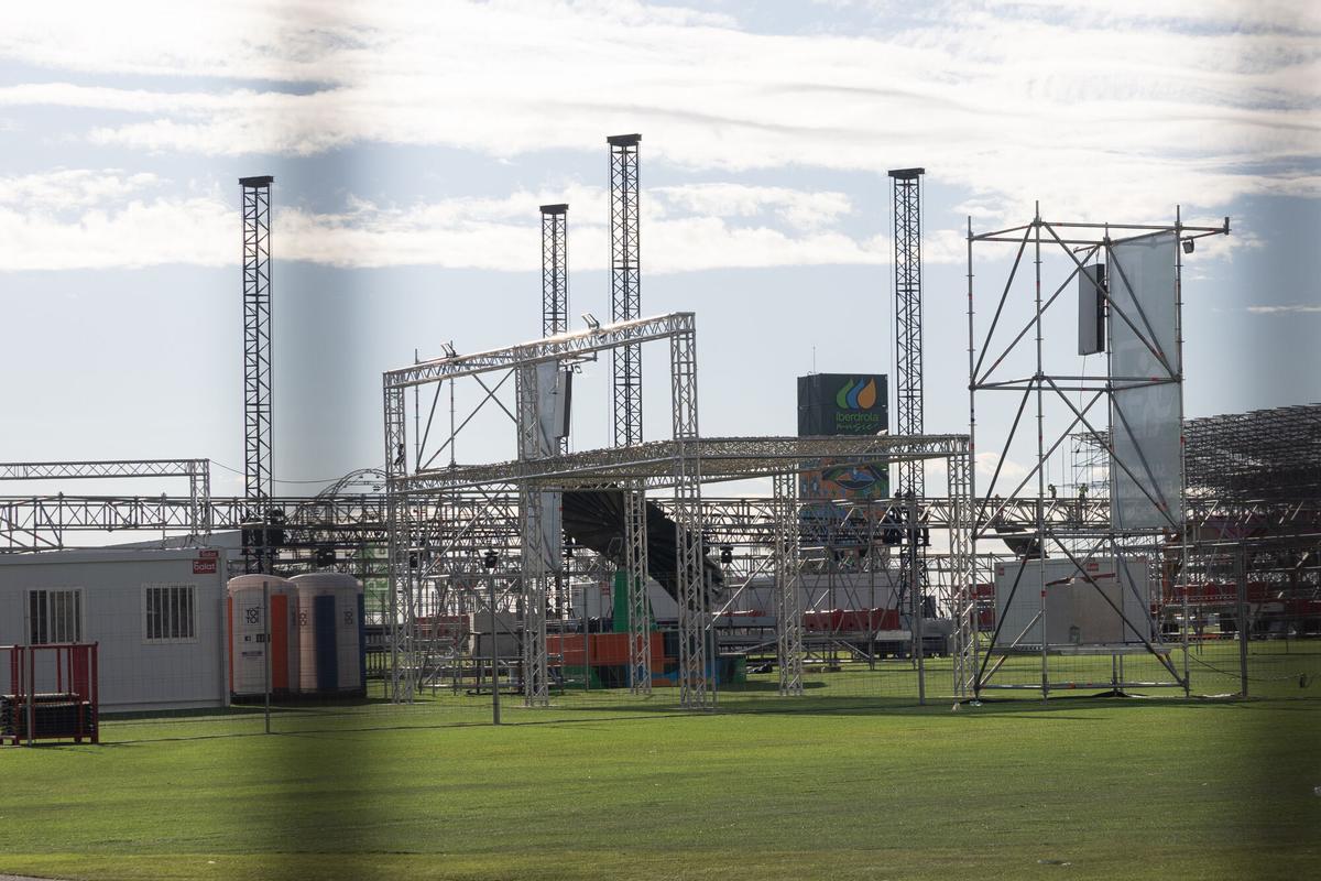 L'estadi que Shakira està construint a Madrid pel final de la gira