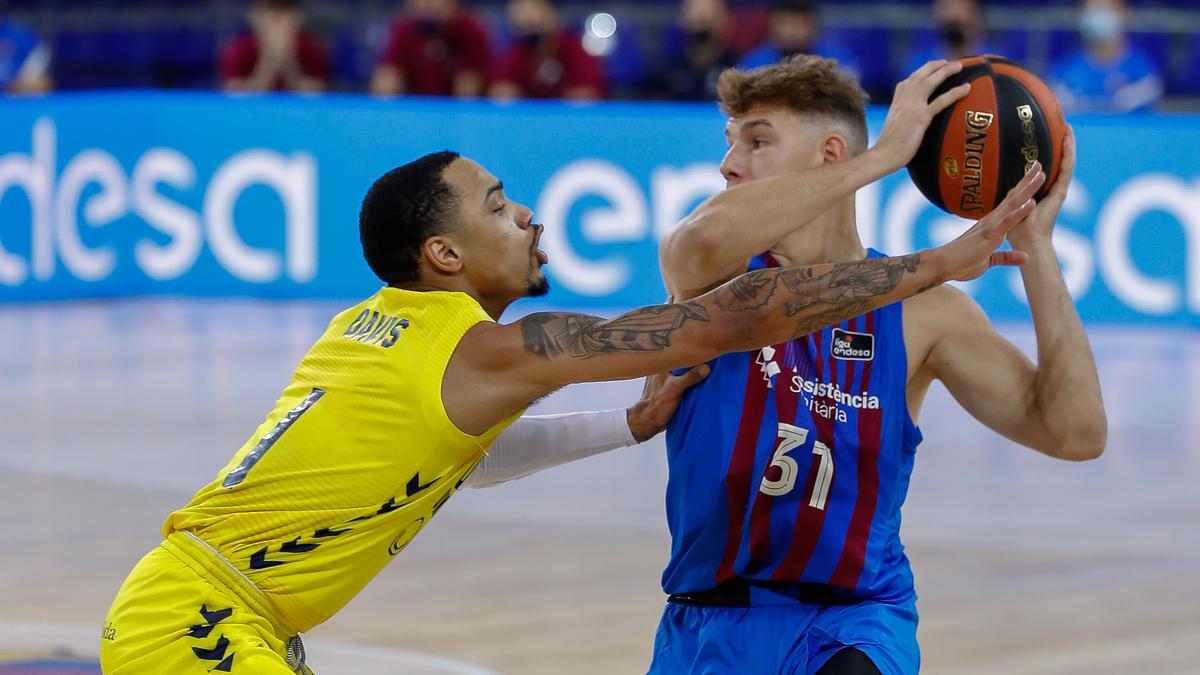 Jokubaitis jugó sus primeros minutos de Liga Endesa con el Barça