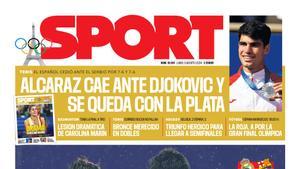 La portada de SPORT de hoy