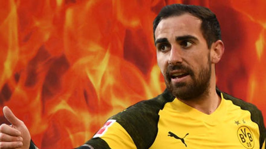 Paco Alcácer, delantero del Borussia Dortmund.