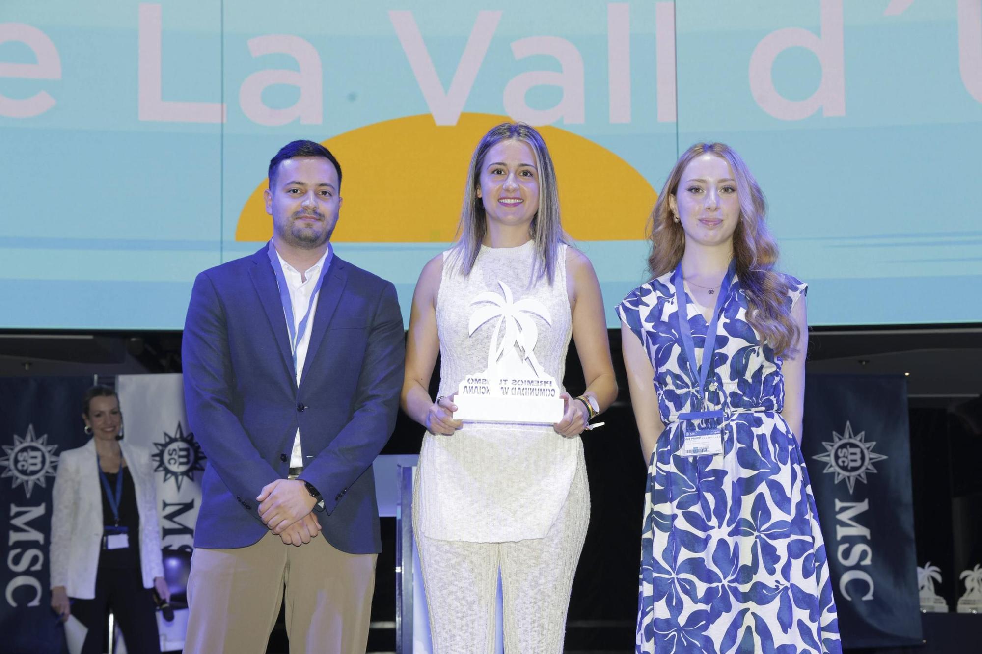 Los ganadores de los I Premios Turismo Levante-EMV