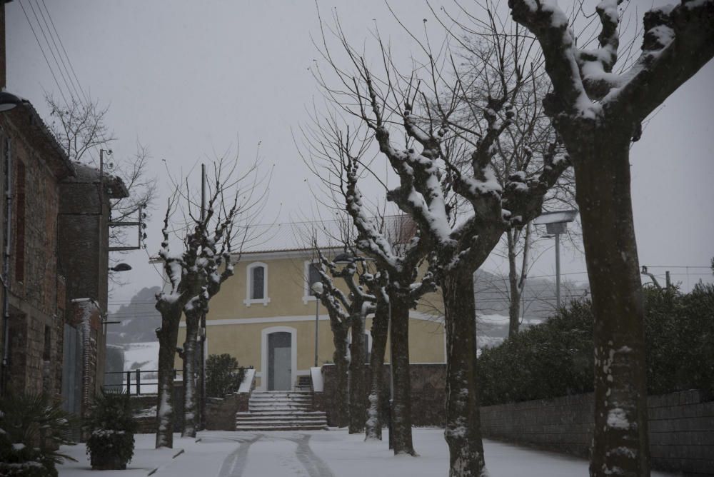 Fotos de la nevada a la Catalunya Central