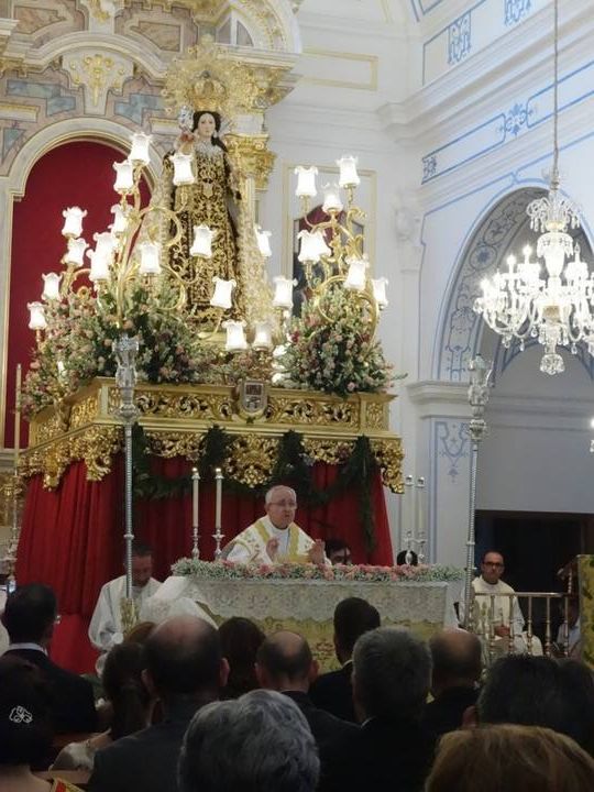 Procesión de la Virgen del Carmen en Cox