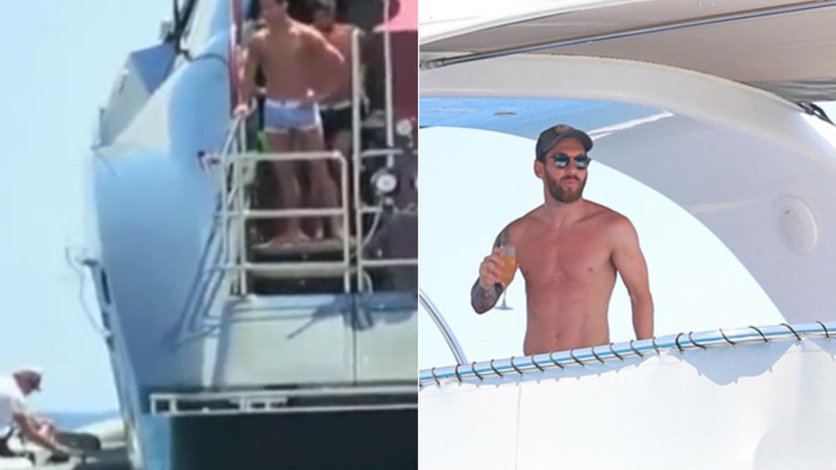 Cristiano Ronaldo y Leo Messi, en sus vacaciones en Ibiza