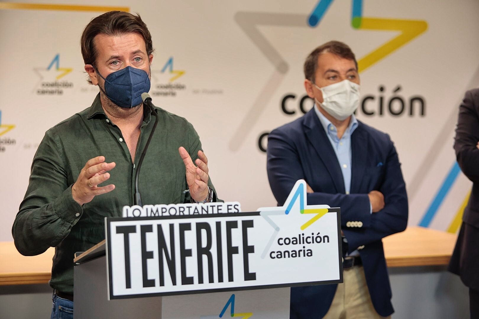 Rueda de prensa de CC sobre inversiones en Tenerife