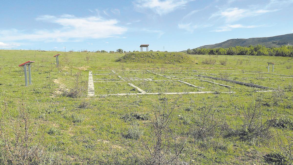 El yacimiento de Segeda, en la provincia de Zaragoza.